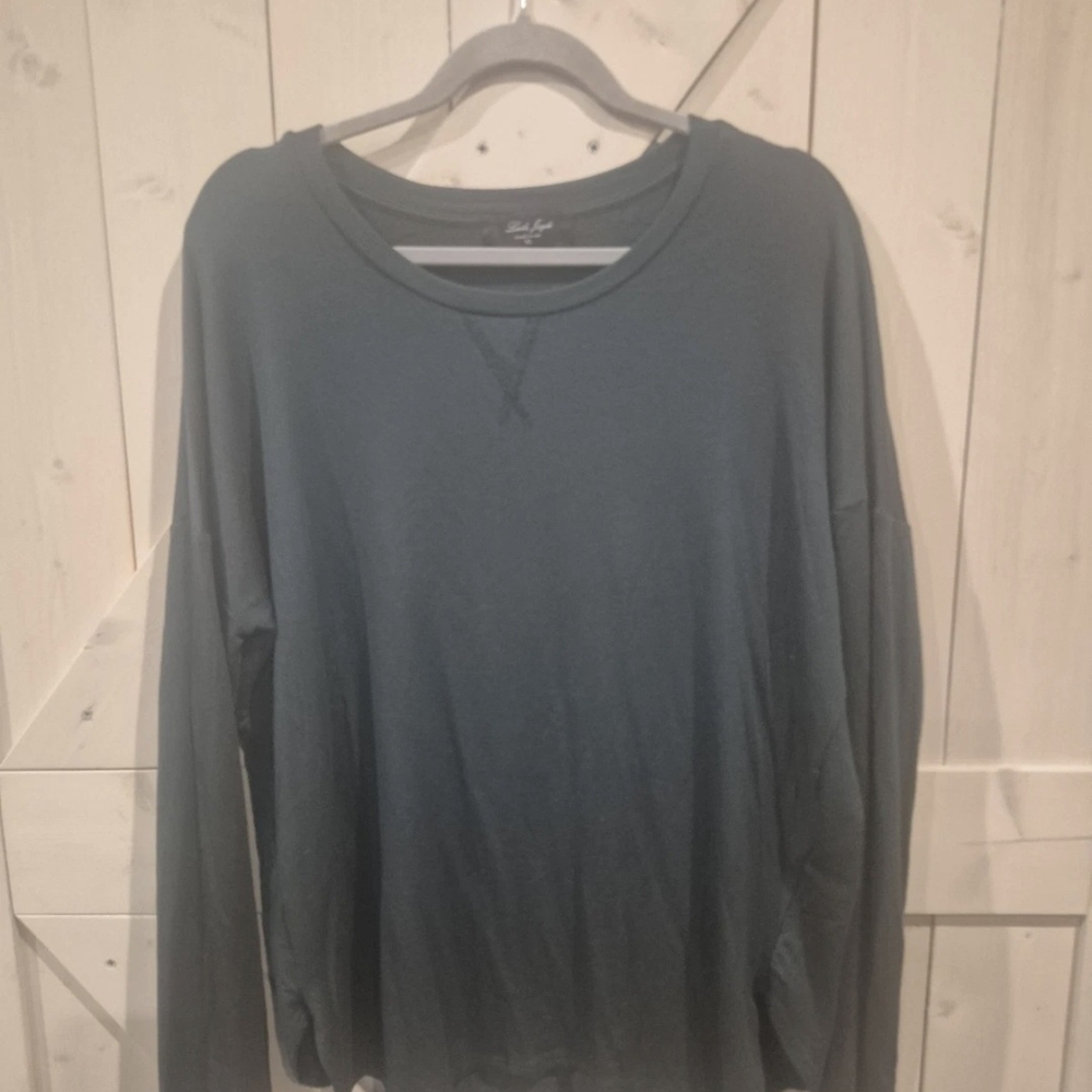 Laila Jayde XL Dark Teal Crewneck Sweatshirt